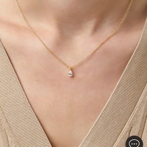 Ana Luisa Elise solitaire pendant necklace
